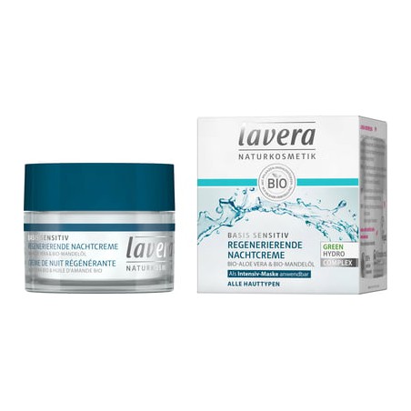 Maquillaliux | Crema Noche Regeneradora Basis Sensitiv Lavera (50 ml) | Cosmética Natural Online | Maquillaliux Cosmética Eco...