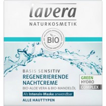 Maquillaliux | Crema Noche Regeneradora Basis Sensitiv Lavera (50 ml) | Cosmética Natural Online | Maquillaliux Cosmética Eco...