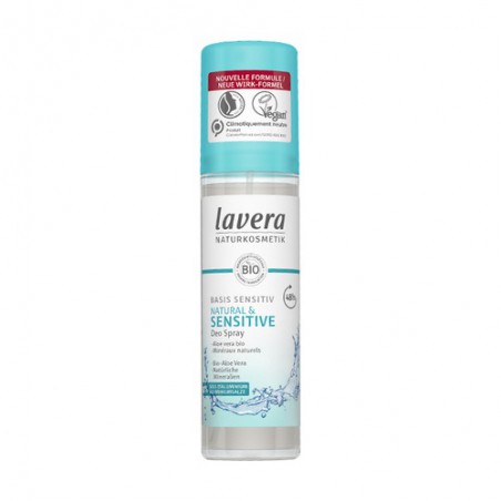 Maquillaliux | Desodorante Spray 48h Basis Sensitiv y Natural Lavera (75 ml) | Cosmética Natural Online | Maquillaliux Cosmét...