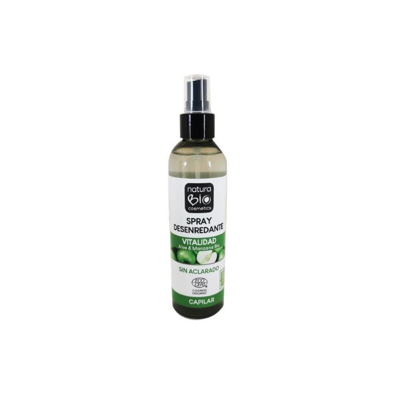 Maquillaliux | Spray Desenredante Vitalidad Aloe Manzana 200Ml (200ml) Naturabio | Cosmética Natural Online | Maquillaliux Co...