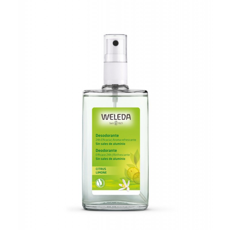 Maquillaliux | Desodorante Spray De Citrus (Vapo. 100 ml) Weleda | Cosmética Natural Online | Maquillaliux Cosmética Ecológica