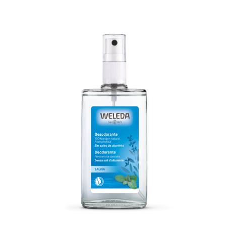 Maquillaliux | Desodorante Spray De Salvia (Vapo. 100 ml) Weleda | Cosmética Natural Online | Maquillaliux Cosmética Ecológica