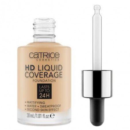 Maquillaliux | Base de Maquillaje Fluida Hd Liquid Coverage Foundation Catrice HD Liquid Coverage (Reacondicionado A) | Catri...
