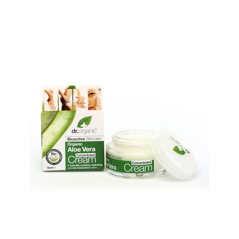 Maquillaliux | Crema Facial Hidratante Aloe Vera Dr.Organic (50 ml) | Dr. Organic | Perfumería | Cosmética | Maquillaliux.com...