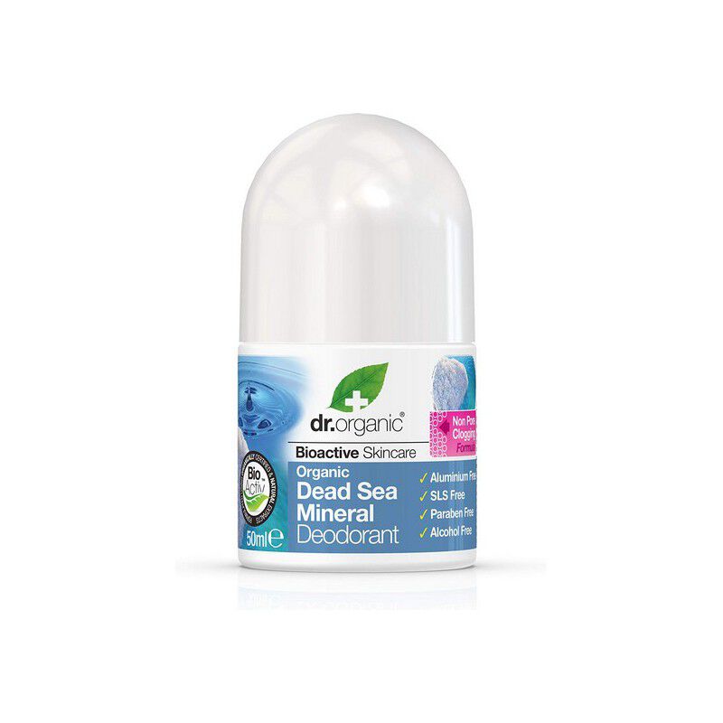 Maquillaliux | Desodorante Roll-On Dead Sea Mineral Dr.Organic (50 ml) | Dr. Organic | Perfumería | Cosmética | Maquillaliux....