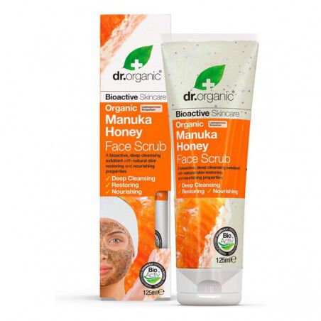 Maquillaliux | Exfoliante Facial Manuka Honey Dr.Organic (125 ml) | Dr. Organic | Perfumería | Cosmética | Maquillaliux.com  ...