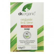 Maquillaliux | Pastilla de Jabón Tea Tree Dr.Organic (100 g) | Dr. Organic | Perfumería | Cosmética | Maquillaliux.com  | Tie...