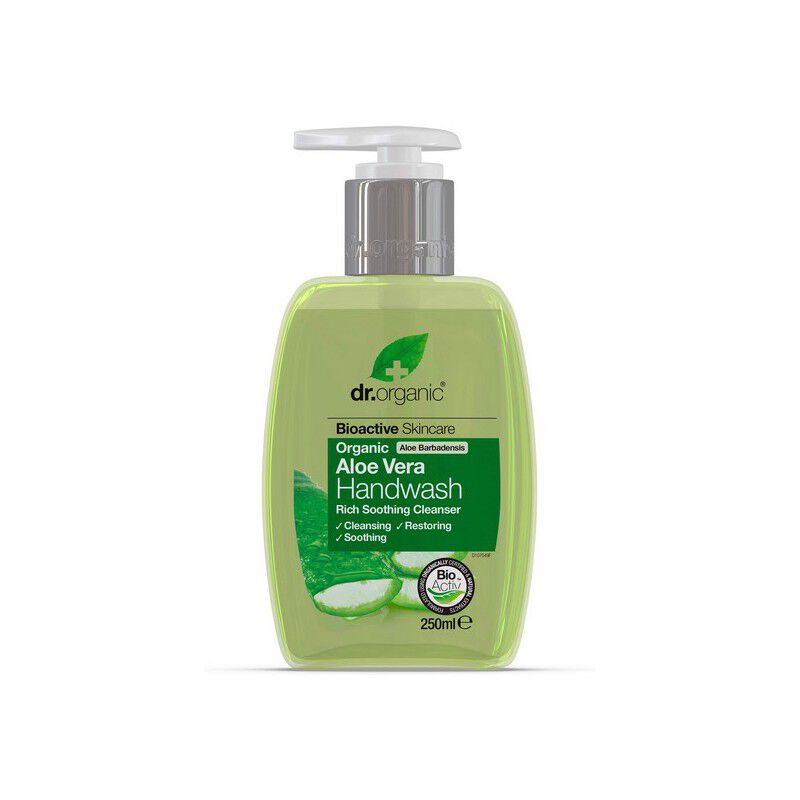 Maquillaliux | Jabón de Manos Aloe Vera Dr.Organic (250 ml) | Dr. Organic | Perfumería | Cosmética | Maquillaliux.com  | Tien...