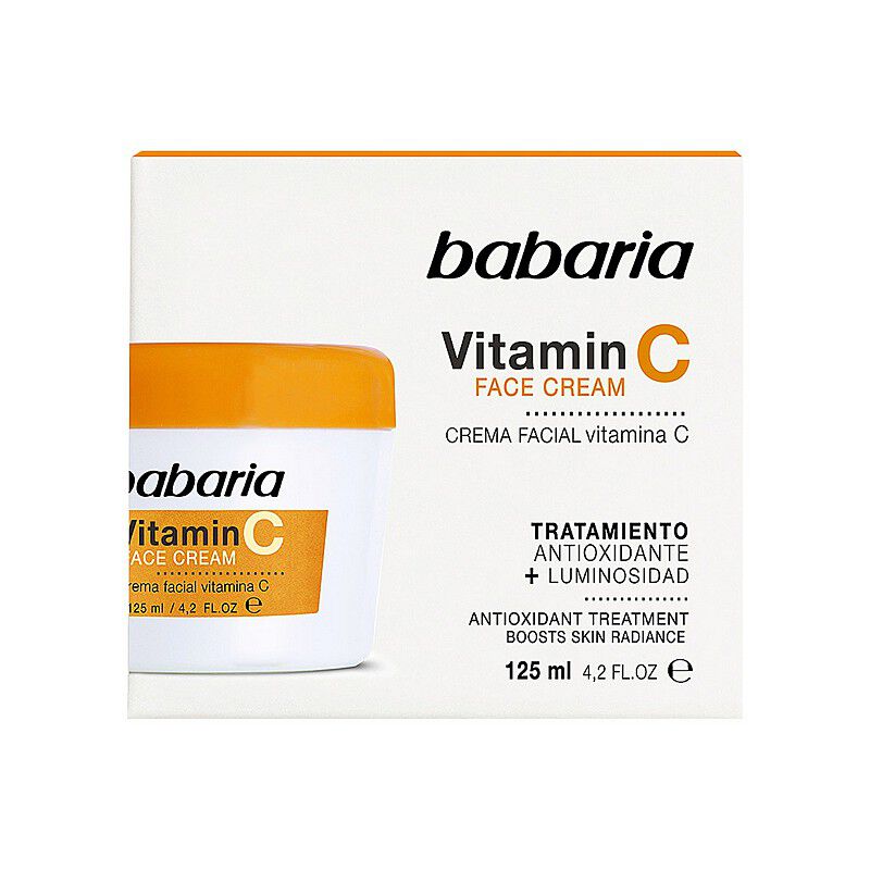 Maquillaliux | Crema Antioxidante Vitamin C Babaria (125 ml) | Babaria | Cremas antiarrugas e hidratantes | Maquillaliux.com ...