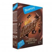 Barrita Energética Bicentury Snack Chocolate Negro Cereales (6 uds)