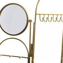 Maquillaliux | Joyero de Pie DKD Home Decor Metal Espejo Chic (11 x 11 x cm) (46 x 10 x 51 cm) | DKD Home Decor | Accesorios ...