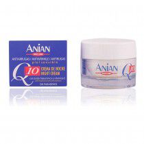 Maquillaliux | Crema Antiarrugas de Noche Anian Q10 Ácido Hialurónico Vitamina E (50 ml) | Anian | Cremas antiarrugas e hidra...